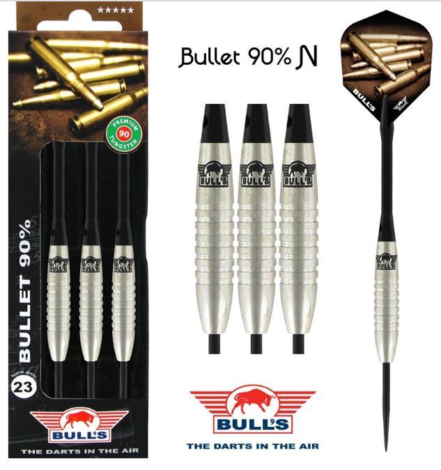 Bull's Bullet Smooth 90% Steeltip