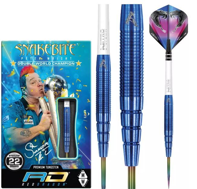 Red Dragon Peter Wright PL15 Blue 