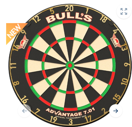 Bull's Advantage 701 dartboard