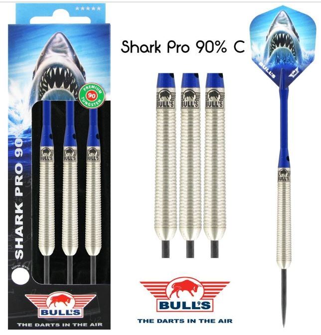 Bull's Shark Pro 90% Ultralight 17g Steeltip