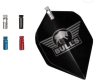 Bull's Flight Protector Aluminium Black 3pcs.